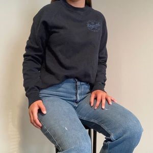 Navy Hanes Crew Neck